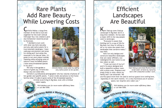 City of Big Bear Lake Department of Water Ads