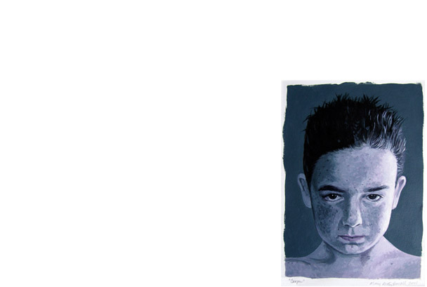 Cooper, acrylic painting